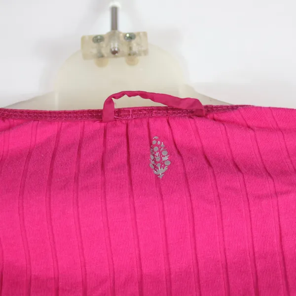 Free People Movement Pink Long Sleeve Button Up Shirt Top Size Womens Size XS - Image 4
