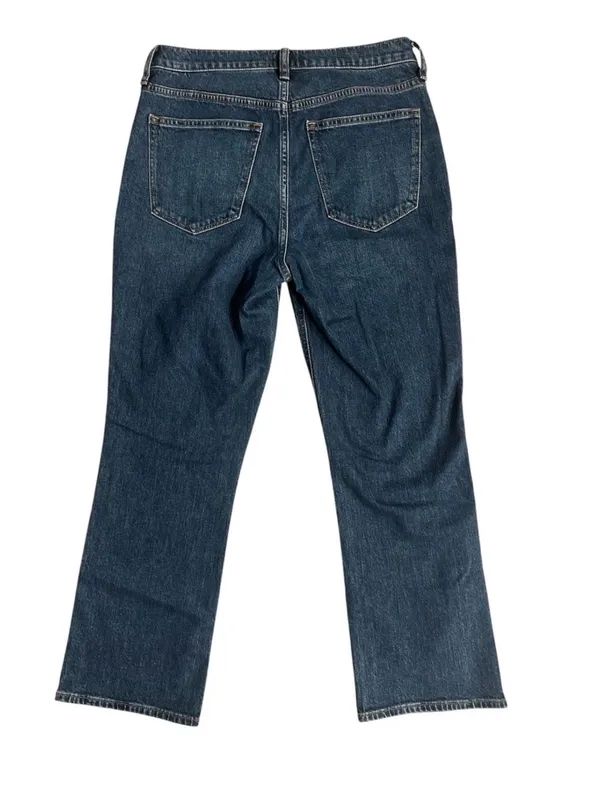 J. Crew Dark Blue Flared Crop Women's Jeans - Image 3