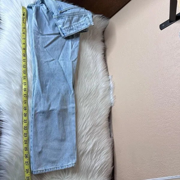 Rolla's High-Rise Straight Jeans Light Wash in Size 27 - Image 8
