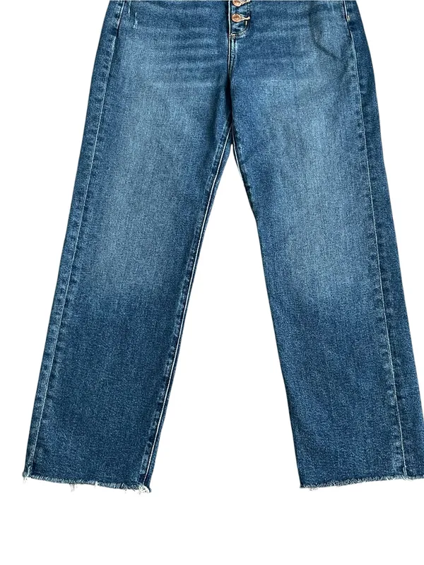 Loft Fresh Cut High Rise Straight Leg Ankle Jeans Women’s Size 28/6 Petite - Image 4