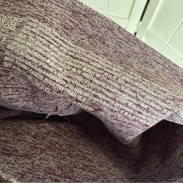 PINK Victoria's Secret‎ Seamless High Rise Leggings XS Heathered Mauve Mesh - Image 10