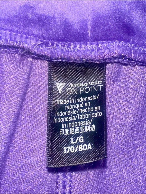 Victoria’s Secret On Point Purple Velour Joggers! - Image 2