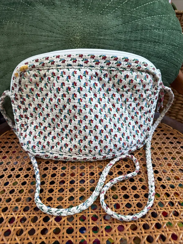 Vintage Vera Bradley Provençal Prairie French Country Calico Quilted Crossbody - Image 2