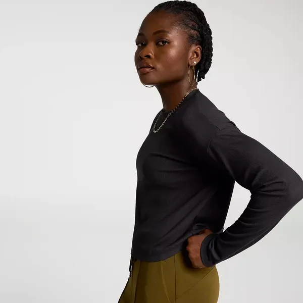Calia by Carrie Everyday Rib Boxy Long Sleeve Tee - Image 3