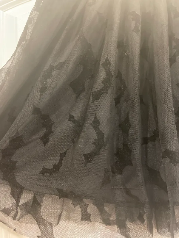 Spirit Halloween Black Bat Skirt - Image 2