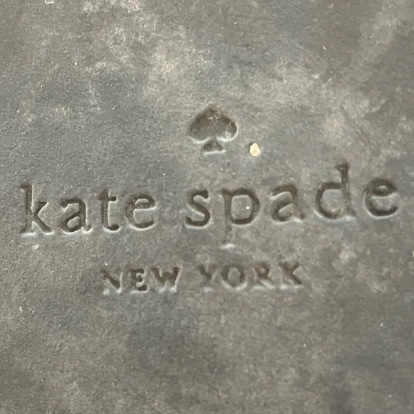 Kate Spade Black Carmen Leather Driving Loafers with Silver Spade Hardware 7B - Image 11