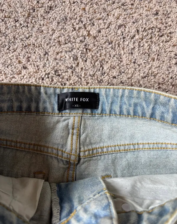 White Fox Denim Boutique Skirt Mini - Image 2