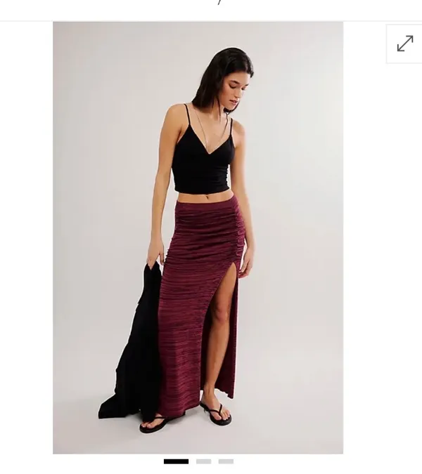 FREE PEOPLE Peak Show Maxi Skirt - Image 3