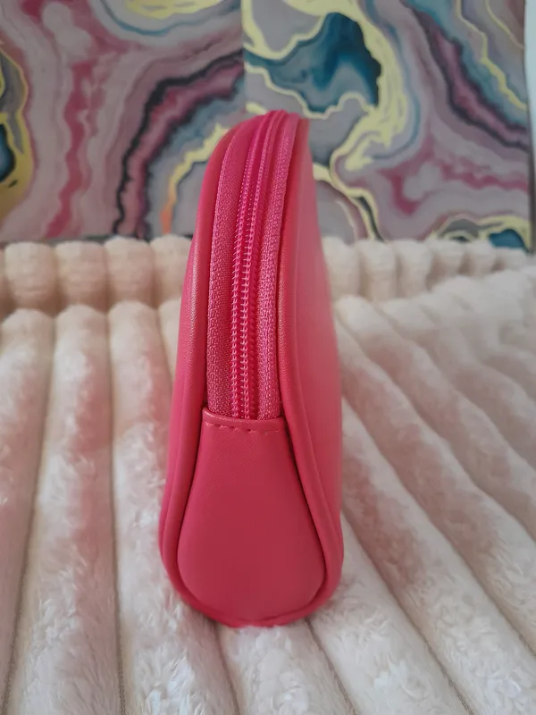 Juicy Couture Hot Pink Rhinestone Dome Makeup Bag - Image 3