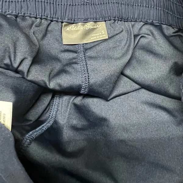 Eddie Bauer Navy Blue TULIP HEM‎ Golf Skirt SKORT Size Small Pockets - Image 4