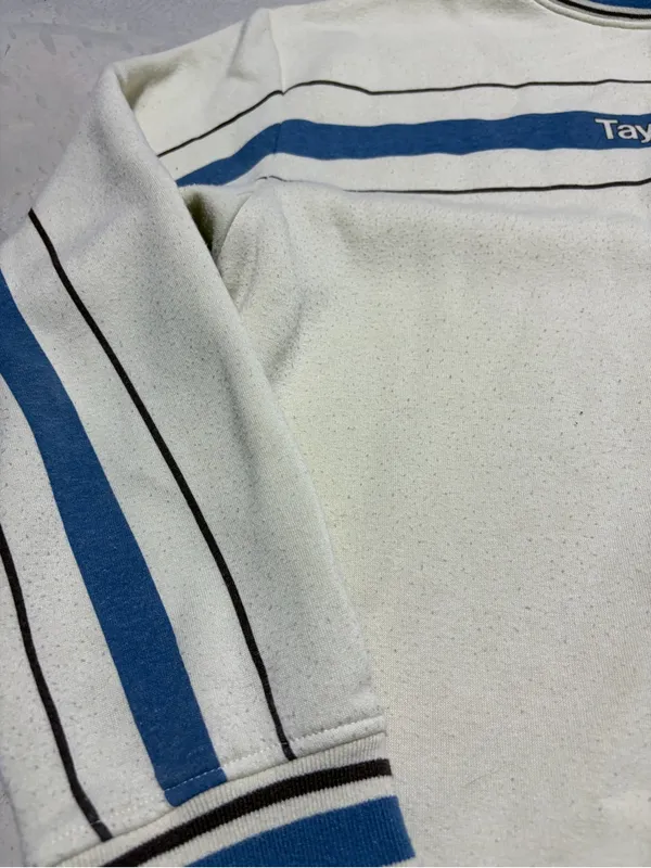 Taylor Swift Striped Midnights Crewneck Large - Image 6