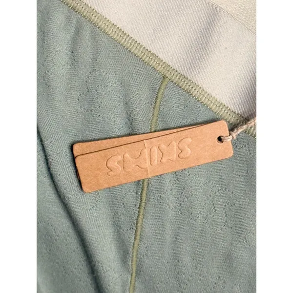 SKIMS Logo Pointelle Leggings Mineral Size 2X NWT Loungewear Coquette Plus Size - Image 5