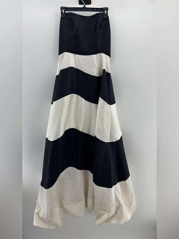 Hutch Rena Strapless Colorblock Maxi Dress - Image 6