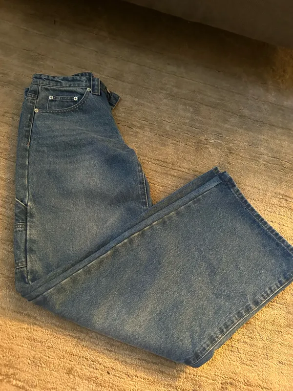 Edikted Carpenter Low Rise Baggy Jeans - Image 5