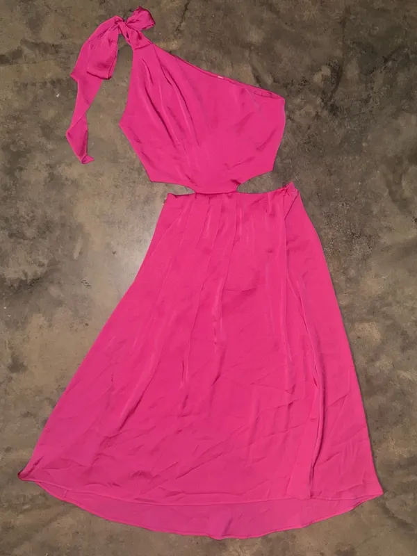 Tyche Vibrant Hot Pink Dress Piece - Image 3
