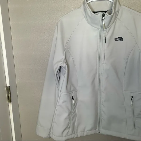 The North Face Apex Bionic Gray Full Zip Jacket With Pockets Women’s Size XL - Image 3