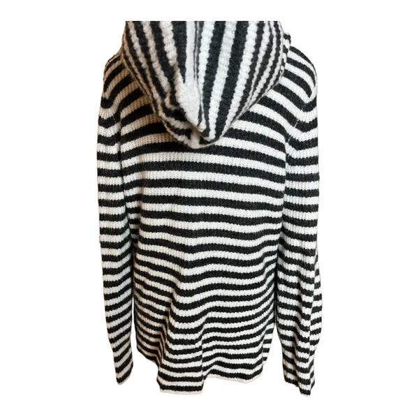 Gap Wool Acrylic Blend Striped Hoodie, Size S - Image 7