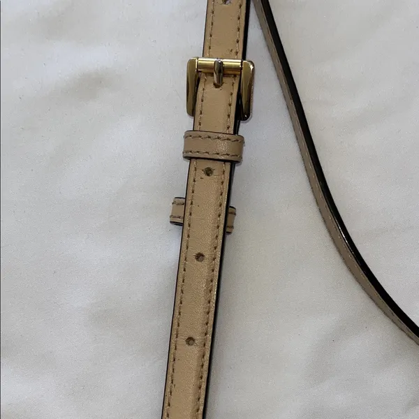 Michael Kors Dark Brown Shoulder Bag with Gold Details - Image 12