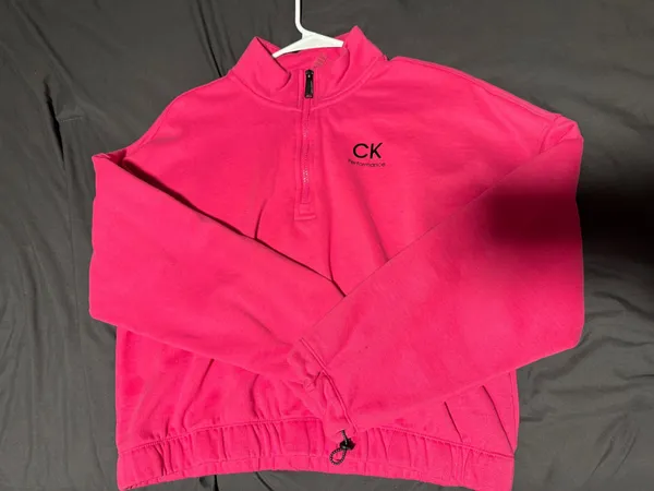Calvin Klein Cropped Quarter-Zip - Image 2