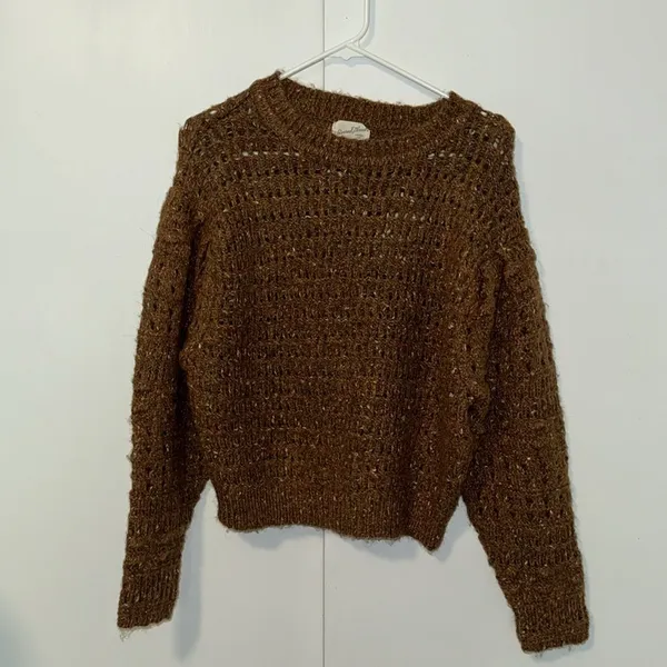 Universal Threads Long Sleeve Open Weave Sweater Women’s L Large - Image 3