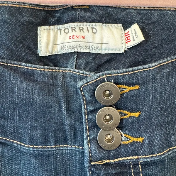Torrid Blue Jeggings‎ 18R - Image 2