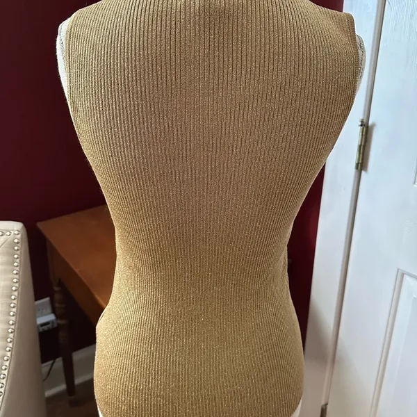 Ralph Lauren Gold Cardigan Sweater Timeless Knit Design - Image 6