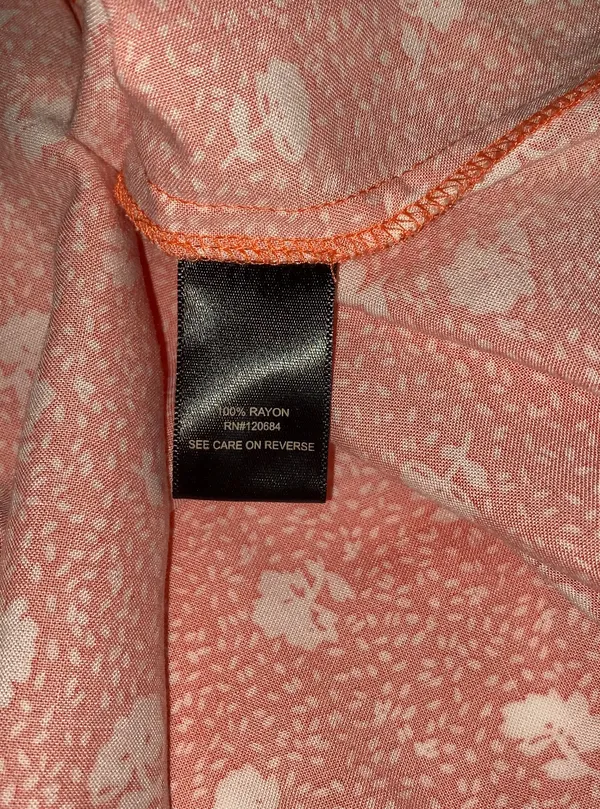 Torrid Coral Floral Babydoll Tank Midi Dress Summer Plus Size 2X - Image 9