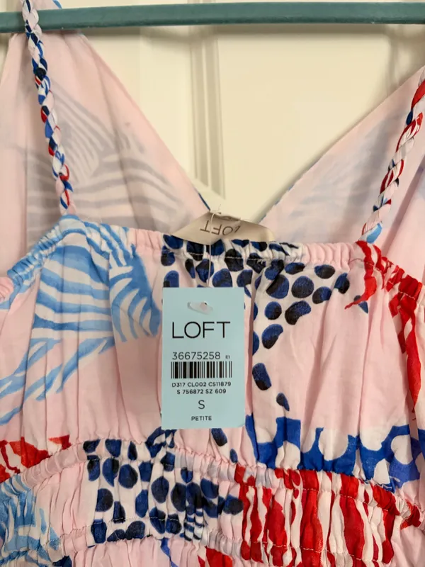 Loft Fish Double Side Tie Maxi Dress - Image 5