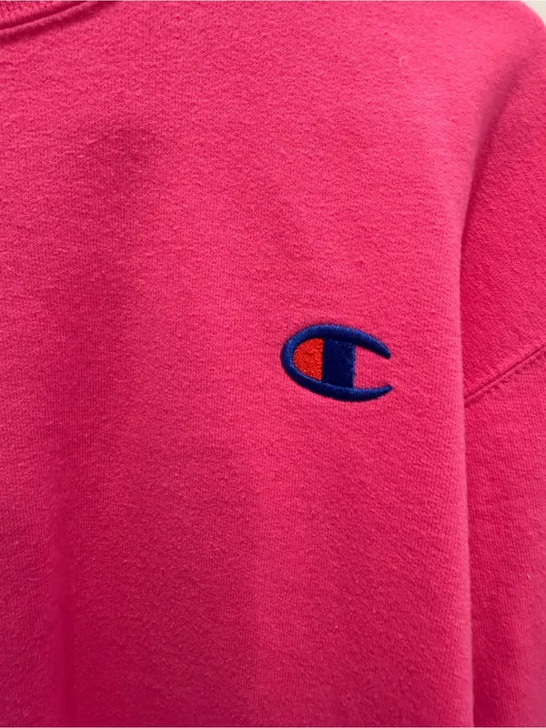 Champion Hot Pink Women's Crewneck Sweatshirt - Image 2