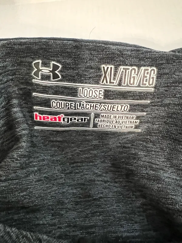 Under Armour Charcoal Quarter-Zip Long Sleeve Top - Image 5