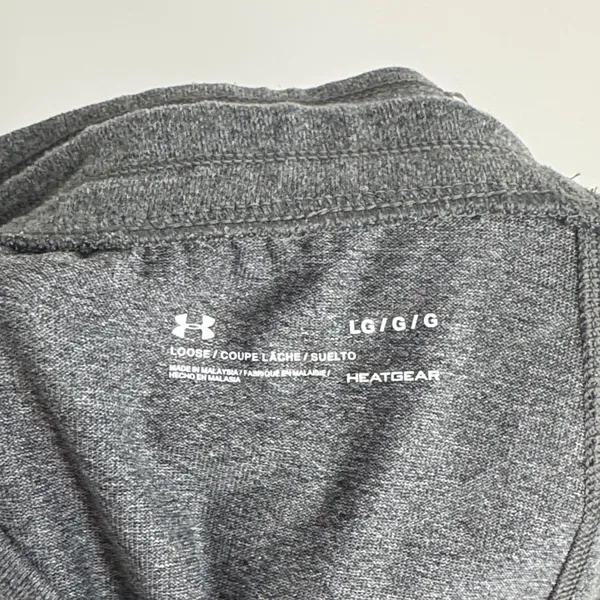Under Armour Gray Track Pants Size L - Image 3