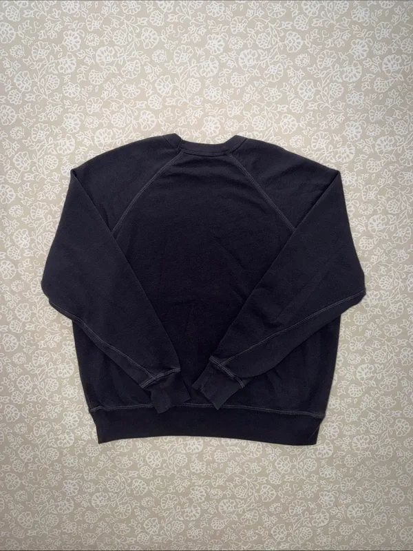 Leallo Women’s Charcoal Dune Solid Crewneck Black Size XS - Image 4