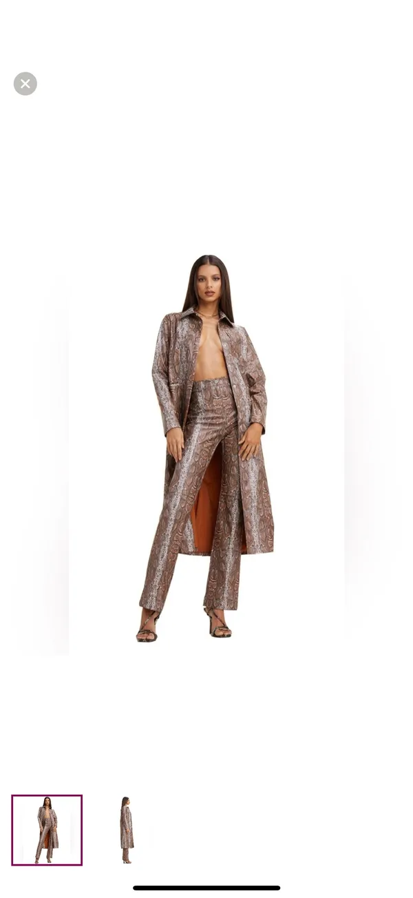 IAMGIA Snakeprint Trench XS - Image 8