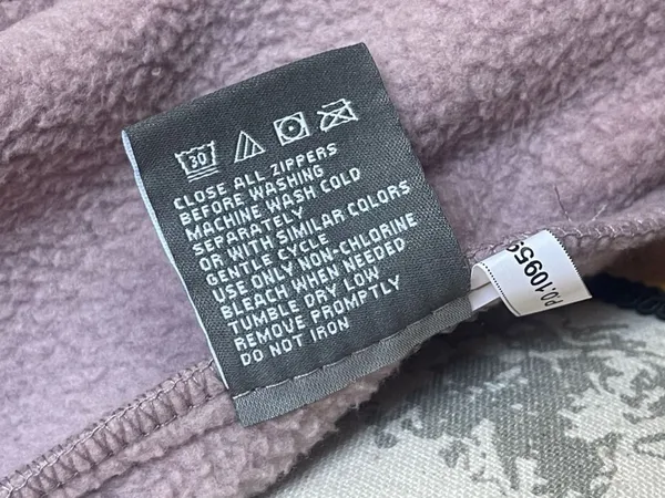 New Balance NWT Fleece Jacket Full Zip Logo Mauve Pink Gorpcore Streetwear L - Image 13