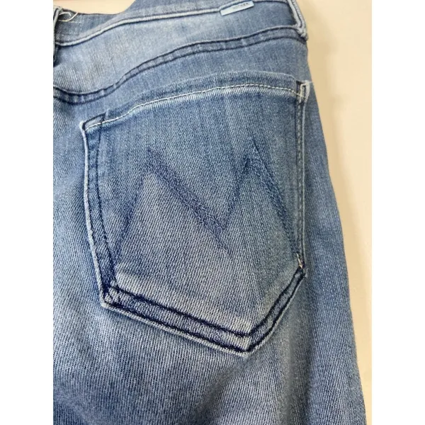MOTHER Vamp Fray Jeans In Crack The Whip‎ Wash Women’s Size 26 Preppy Classic - Image 12