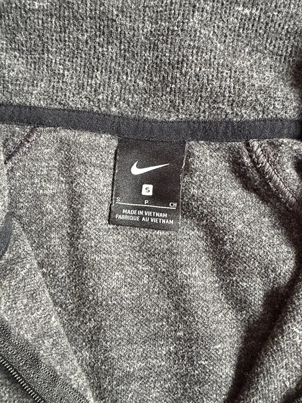 Women’s Nike Charcoal Quarter-Zip Sweater - Image 2