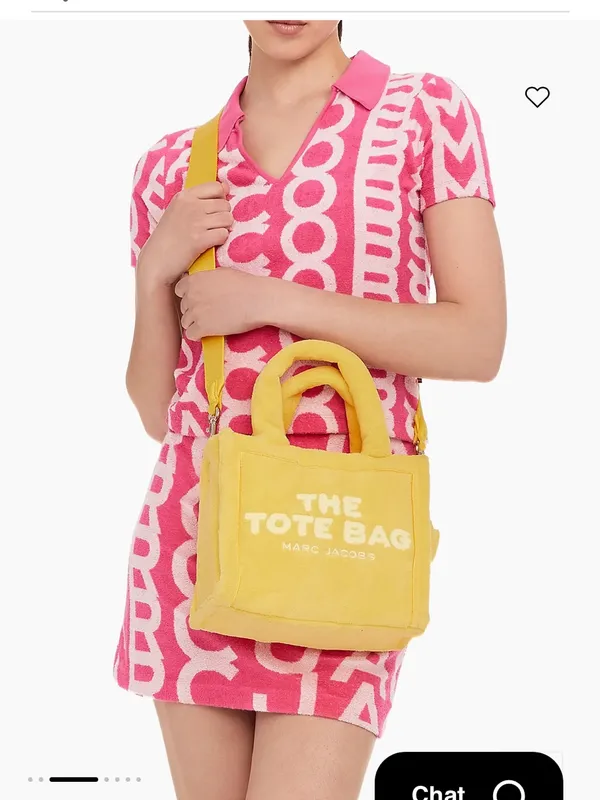 NWT Marc Jacob’s the terry small tote bag yellow - Image 2
