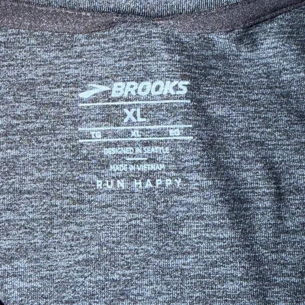 Brooks Dash 1/2 Zip 2.0 Running Top Heather Black XL 221651090-040 NWT Womens - Image 5