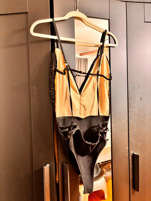 Revolve Bodysuit Black - Image 2