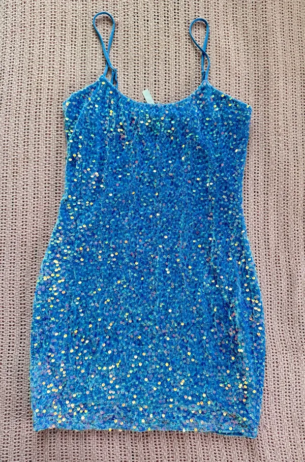 Lucy in the Sky Mini Dress Sequin - Image 2