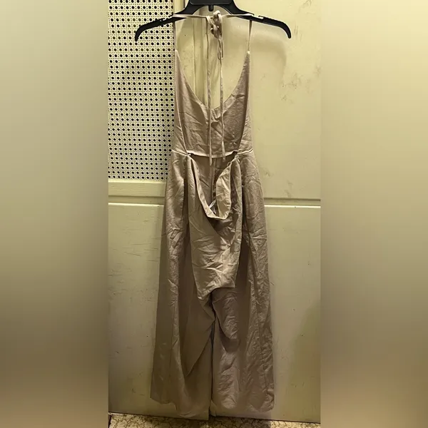 Easy LG Creme cotton canvas halter pant suit - Image 3
