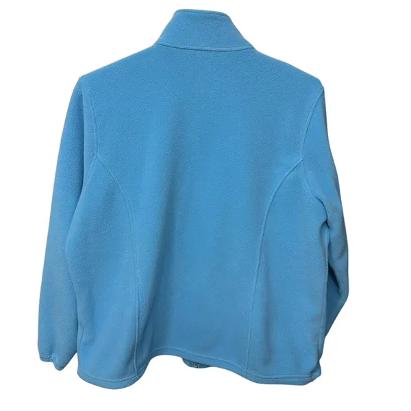 LL Bean Women's Fleece Jacket Size 3XL Sky Blue Polartec‎ Cozy Warm Campcore - Image 5