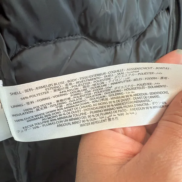 Ariat Tek Down Jacket Women's XS Puffer Full Zip Black - Image 13
