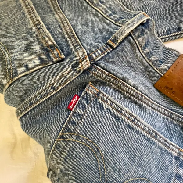 Levi’s 501 s distressed ripped denim jeans pants - Image 6