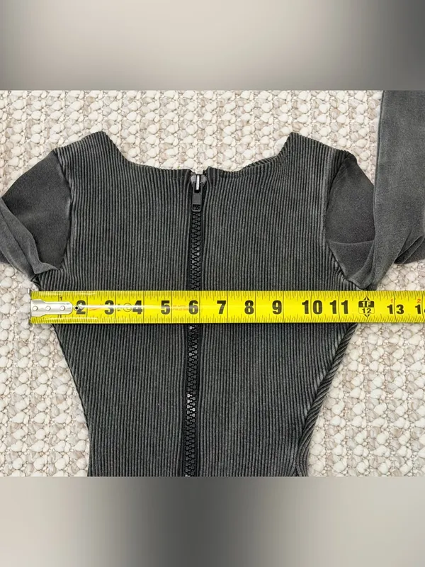 The K Label Kache ribbed Top size Small Black - Image 8