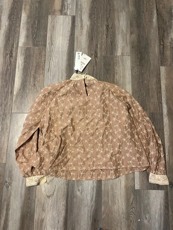 NWT Zara Embroidered Romantic Milkmaid Blouse - Image 4