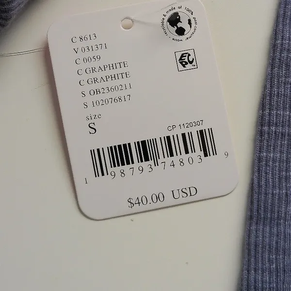 Free‎ People Movement Graphite Ribbed Hooded Long Sleeve Top OB2360211 NWT - Image 10
