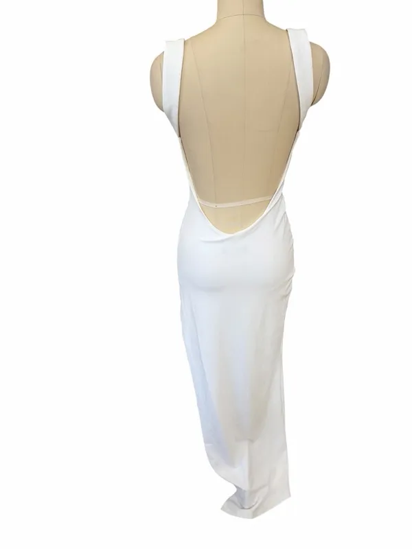 BabyBoo white maxi‎ gown size small - Image 3