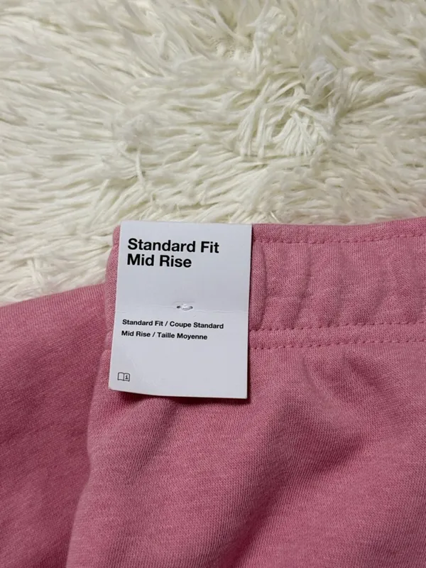Nike Rose Pink Fleece Jogger Pants - Image 5