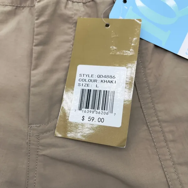 American Outback Convertible‎ Cargo Pants Women Large Quick Dry Gorp Hiking SPF - Image 12